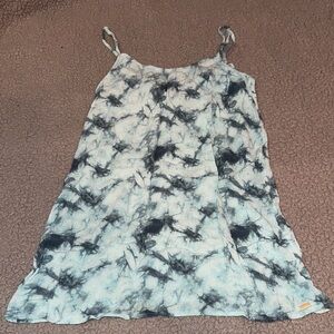 PINK Victoria's Secret Tie-Dye Swim Coverup - Black and White